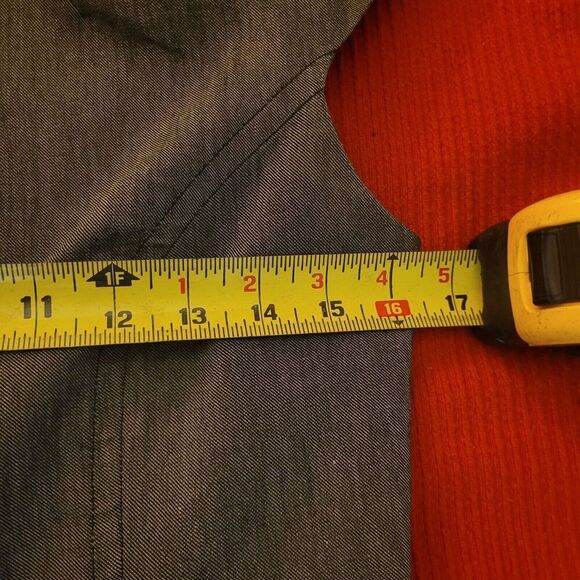 Eliza J Womens Sheath Dress Size 6 Gray Black Zipper Detailed Linen Cotton Blend - Picture 8 of 10